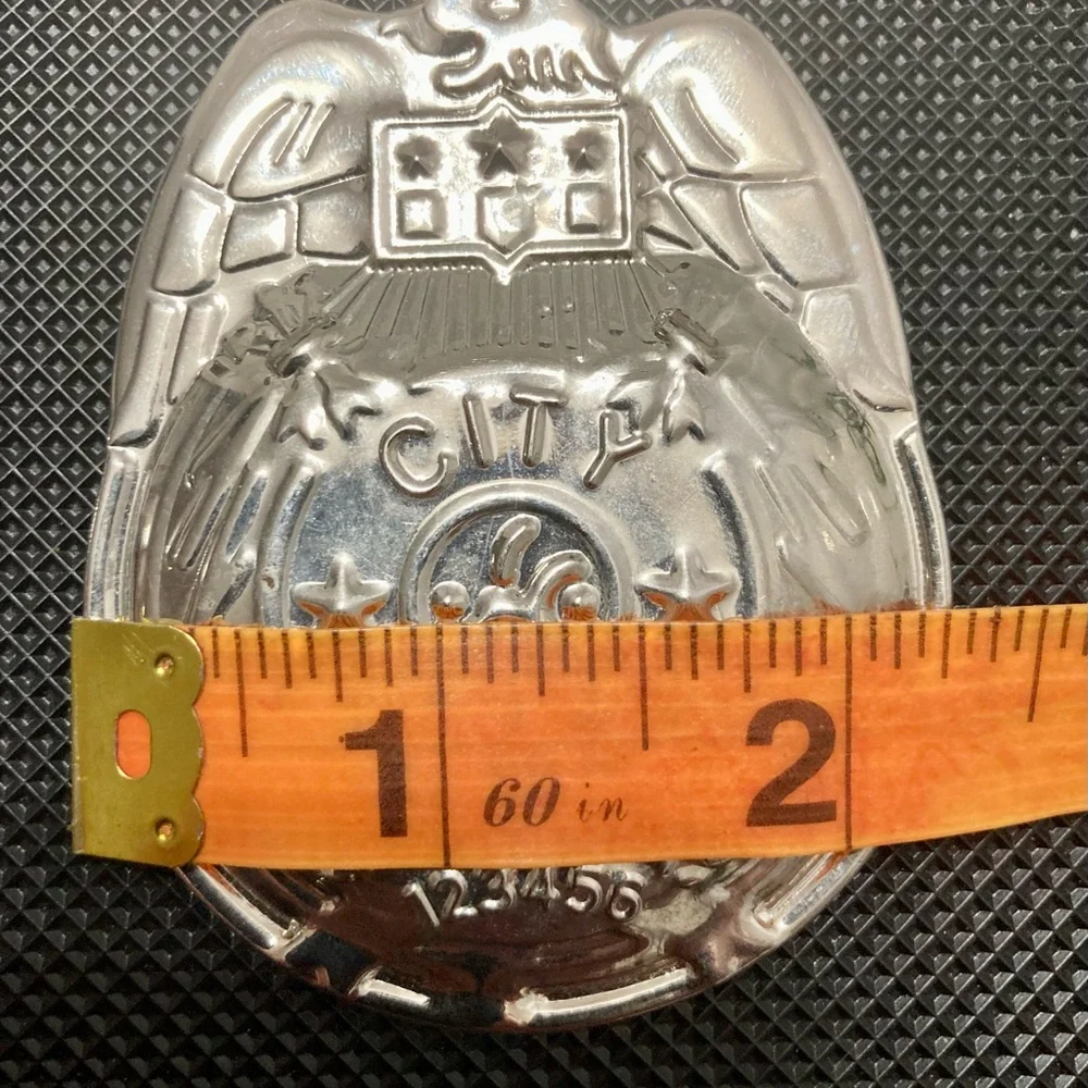 Halloween City Police Silver-tone Brooch/Pin Unisex